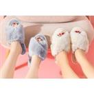 Womens Plush Fluffy Slippers 4 Colour Options