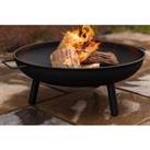 58Cm Round Traditional Iron Fire Pit - Beautifully Crafted!