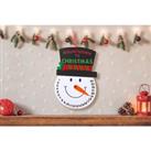 Snowman 'Countdown To Christmas' Decoration