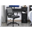 Mid-Back Mesh Office Chair - 2 Colour Options! - Grey