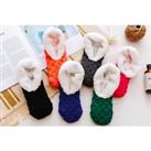 Women'S Cosy Anti-Slip Fleece Socks - 6 Colours - Black