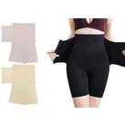 High-Waisted Body Shaping Underwear - 2 Pairs - Black