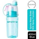 Sports Water Bottle With Spray - Blue
