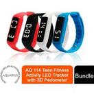 Aquarius Aq 114 Teen Fitness Tracker - White