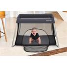 2-In-1 Portable Baby Crib And Playpen - 2 Colours! - Silver