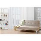 Mary Fabric Sofa Bed - Beige