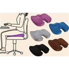 U-Shaped Office Chair Seat Cushion - Purple