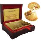 Gold Plated Playing Cards With Gift Box