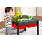 Kids 3-In-1 Multifunctional Building Block Table - With Storage!
