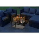 Square Outdoor Fire Pit Patio Heater