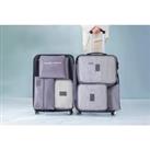 7 Travel Organisation Storage Bags - 5 Colours! - Black