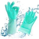 Magic Silicone Cleaning Gloves - Blue