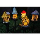Solar Powered Mushroom Fairy House Light!