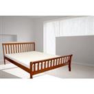 Milan Traditional Dark Wooden Bed - Double Or King!