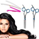 Hair Cutting Clips & 2Pc Scissors Kit