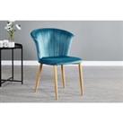Ellie Velvet Chair - 4 Colours! - Black