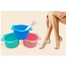 Silicone Wax Pot With Spatula - 5 Colours! - Blue