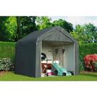 Heavy Duty Pe Cover Garden Shed - 4 Sizes - Grey