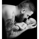 Dad & Baby Photoshoot & Digital Files- Studio Rooms - Glasgow - Black