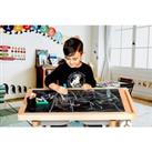 Kids 4-In-1 Wooden Montessori Activity Table And Chair Set