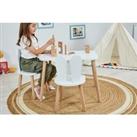 Kids' 3-Piece Wooden Table & Bunny Ears Chairs Set