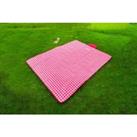 Waterproof Red Check Picnic Blanket - 2 Sizes