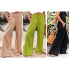 Women'S Loose Casual Trousers - 6 Colours - Black