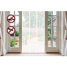 Mesh Insect Net Curtain - Three Pack! - White
