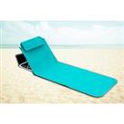 Beach Ground Lounger W/ Back Support - 4 Colours - Yellow