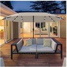 Outsunny 4.4m Double-Sided Patio Parasol