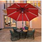 Outsunny 2.7M Parasol Patio - Red