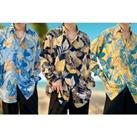 Unisex Summer Floral Shirts - 5 Designs - Blue