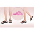 Women'S Bubble Flip Flops - Cream, Pink, Black Or Green!