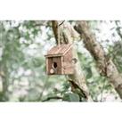 Rustic Hanging Garden Bird House And Feeder