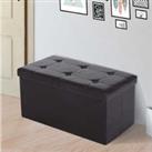 Homcom Folding Storage Cube Bench Seat