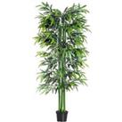 Outsunny Artificial Bamboo Tree Plant
