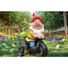 Tricycle Riding Garden Gnome