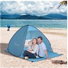 Outsunny 2-3 Person Pop Up Beach Tent - Green