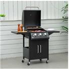 Outsunny Portable Barbecue Trolley