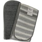 Bellissimo 100% Cotton Double Oven Glove - Grey