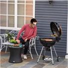 Outsunny Charcoal Bbq Portable Kettle