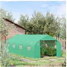 Outsunny Walk-In Greenhouse Polytunnel