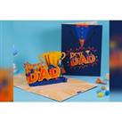 Pop Up Best Dad Father'S Day Card