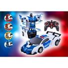 Remote Controlled Transforming Car With Lights - 5 Colours! - Red