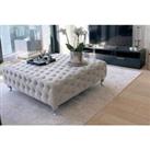 Deep Buttoned Luxury Chesterfield Footstool - 3 Sizes!