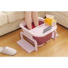 Multifunctional Foldable Foot Bath - Blue Or Pink!
