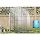 Outdoor Walk-In Lean-To Wall Tunnel Greenhouse