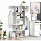 Homcom Modern Bookshelf - White