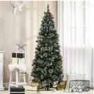 6Ft Snow Dipped Artificial Christmas Tree - Green