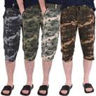Men'S Summer Camouflage Shorts - Black